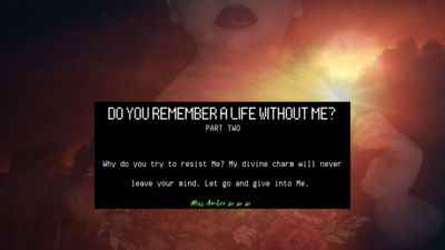 7999 - DO YOU REMEMBER A LIFE WITHOUT ME? PART 2 (AUDIO ONLY)