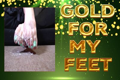 17764 - GOLD FOR MY FEET