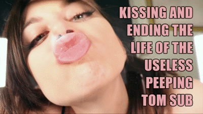 29039 - KISSING AND ENDING THE LIFE OF THE USELESS PEEPING TOM SUB